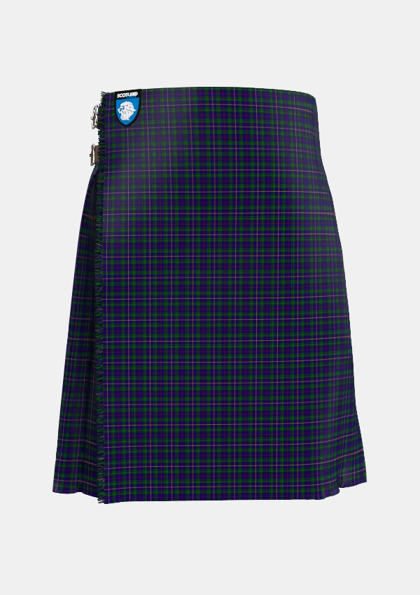 Traditional_MacCainsh_Tartan_1379_kilt_front_image_with_pleated_design_and_adjustable_buckles_for_men