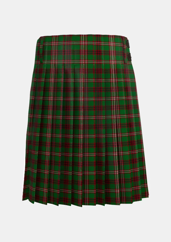 Traditional_MacCall_Tartan_kilt_2238_back_image_with_pleated_design_and_adjustable_buckles_for_men