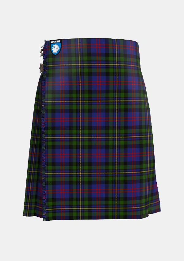 Traditional_MacCallum_of_Berwick_Tartan_492_kilt_front_image_with_pleated_design_and_adjustable_buckles_for_men