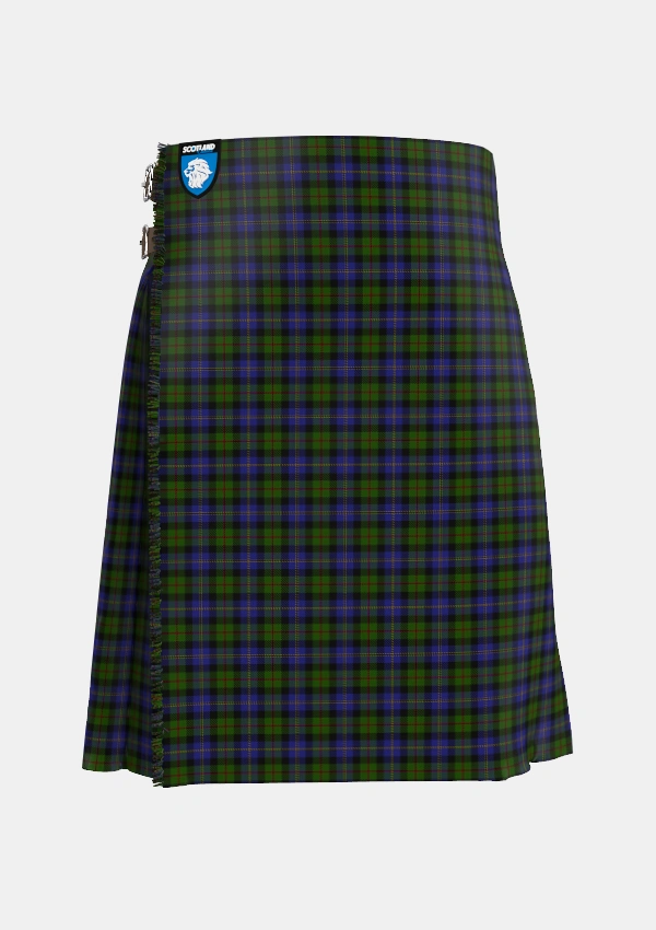 Traditional_MacCaskill_Personal_Tartan_1152_kilt_front_image_with_pleated_design_and_adjustable_buckles_for_men