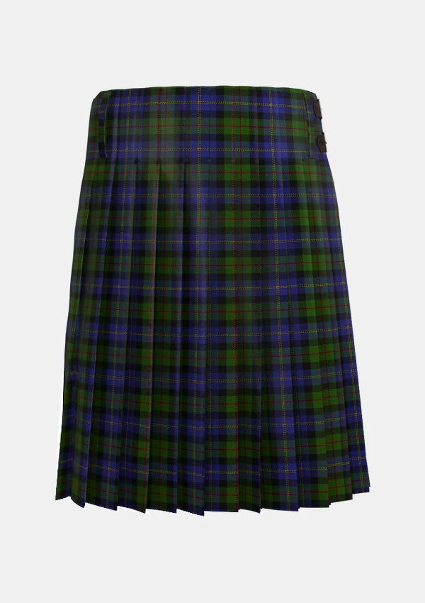 Traditional_MacCaskill_Tartan_kilt_back_image_with_pleated_design_and_adjustable_buckles_for_men