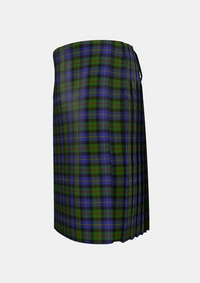 Traditional_MacCaskill_Tartan_kilt_left_image_with_pleated_design_and_adjustable_buckles_for_men