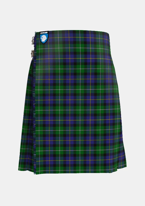 Traditional_MacCormick_Tartan_kilt_front_image_with_pleated_design_and_adjustable_buckles_for_men