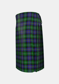 Traditional_MacCormick_Tartan_kilt_left_image_with_pleated_design_and_adjustable_buckles_for_men
