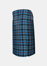 Traditional_MacCorquodale_Tartan_kilt_283_left_image_with_pleated_design_and_adjustable_buckles_for_men