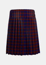 Traditional_MacDevitt_Tartan_3347_kilt_back_image_with_pleated_design_and_adjustable_buckles_for_men