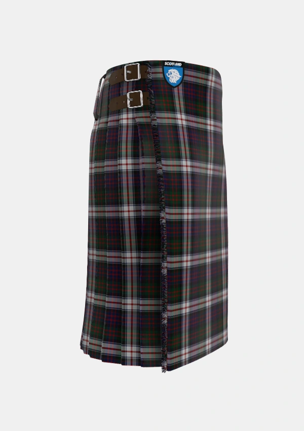 Traditional_MacDonald_Dress_2_Tartan_1997_kilt_right_image_with_pleated_design_and_adjustable_buckles_for_men