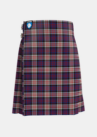 Traditional_MacDonald_Pattern_of_Plaids_Tartan_482_kilt_front_image_with_pleated_design_and_adjustable_buckles_for_men