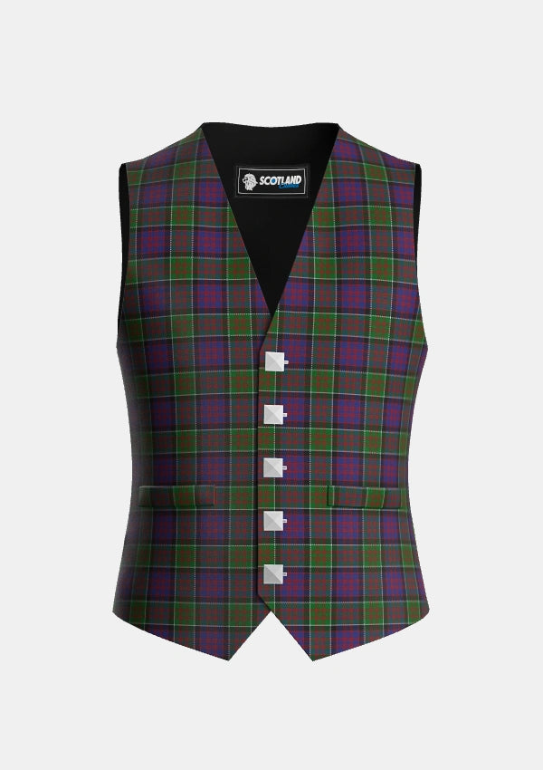 Traditional_MacDonald_of_Clanranald_1_Tartan_427_Waistcoat_front_image