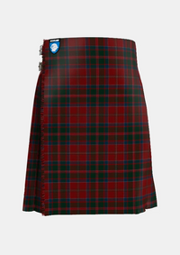 Traditional_MacDonald_of_Glencoe_Tartan_kilt_1012_front_image_with_pleated_design_and_adjustable_buckles_for_men