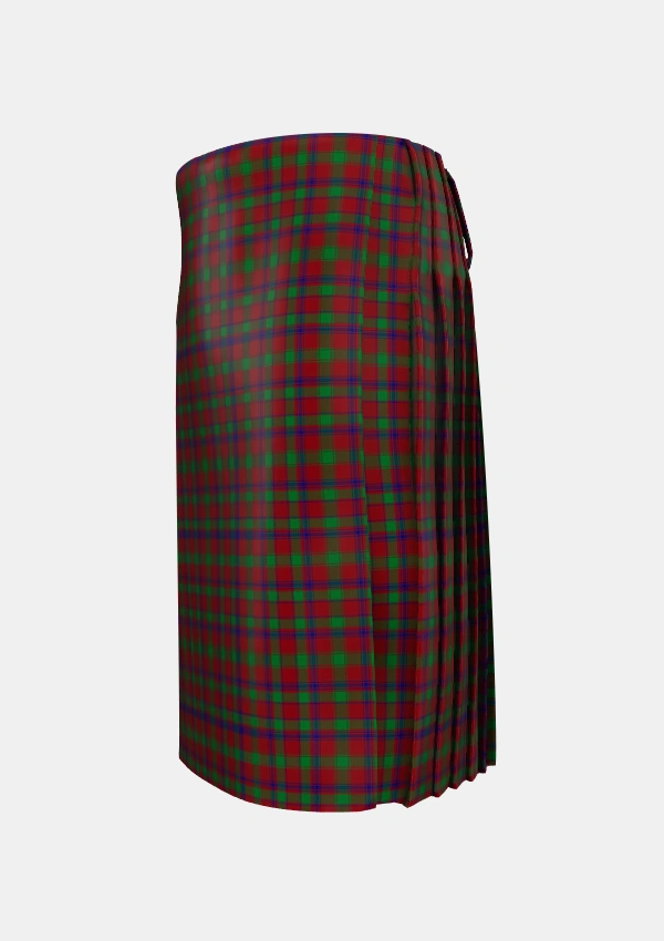 Traditional_MacDonald_of_Glengarry_Full_Dress_Tartan_3274_kilt_left_image_with_pleated_design_and_adjustable_buckles_for_men
