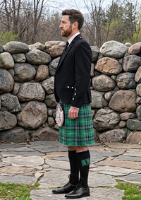 Traditional_MacDonald_of_the_Isles_Hunting_Ancient_Tartan_Kilt_and_Argyle_Jacket_Kilt_Outfit_left_image