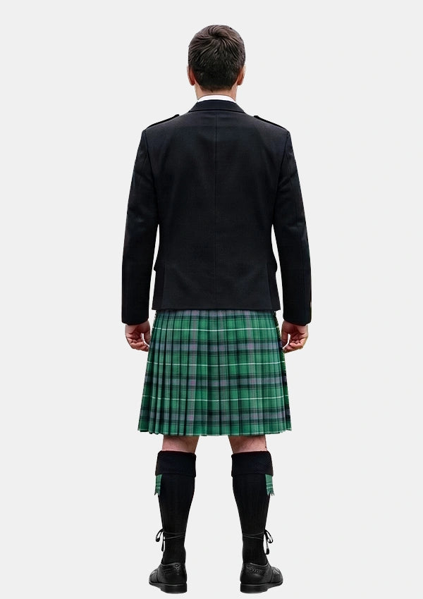 Traditional_MacDonald_of_the_Isles_Hunting_Ancient_Tartan_Kilt_and_Argyle_Jacket_Kilt_Outfits_back_image