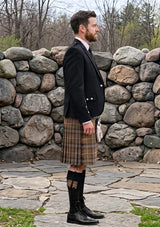Traditional_MacDonald_of_the_Isles_Hunting_Weathered_Tartan_Kilt_and_Argyle_Jacket_Kilt_Outfit_right_image