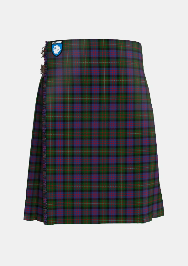 Traditional_MacDonell_of_Glengarry_2_Tartan_472_kilt_front_image_with_pleated_design_and_adjustable_buckles_for_men