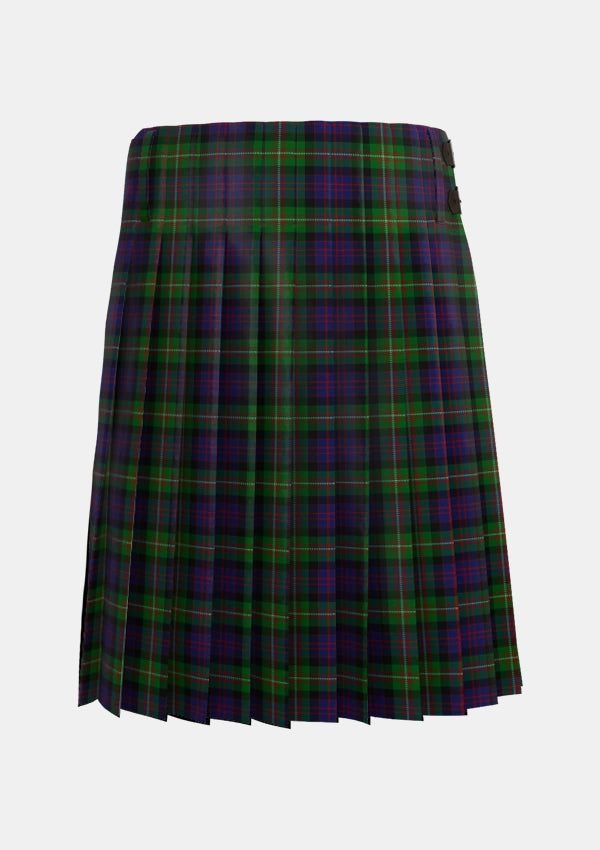 Traditional_MacDonell_of_Glengarry_3_Tartan_473_kilt_back_image_with_pleated_design_and_adjustable_buckles_for_men