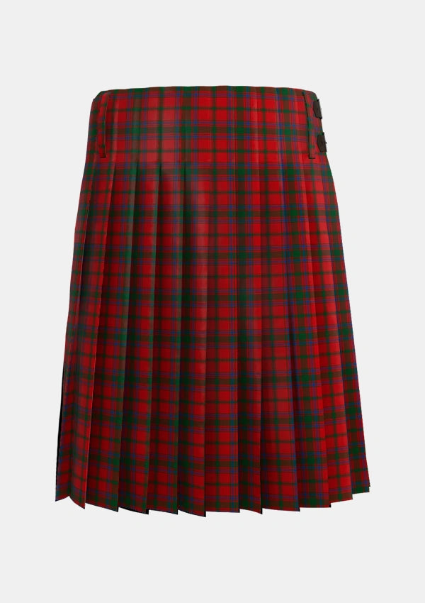 Traditional_MacDonell_of_Glengarry_4_Tartan_856_kilt_back_image_with_pleated_design_and_adjustable_buckles_for_men