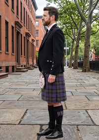 Traditional_MacDonell_of_Glengarry_Tartan_Kilt_and_Argyle_Jacket_Kilt_Outfit_left_image
