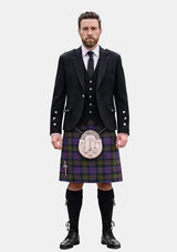 Traditional_MacDonell_of_Glengarry_Tartan_Kilt_and_Argyle_Jacket_Kilt_Outfits_front_image