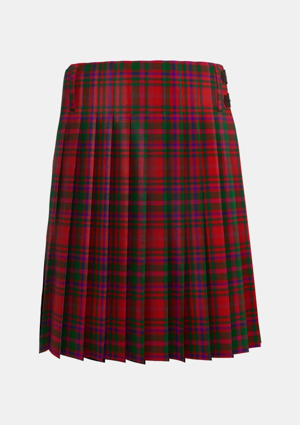 Traditional_MacDougall_1819_Tartan_567_kilt_back_image_with_pleated_design_and_adjustable_buckles_for_men