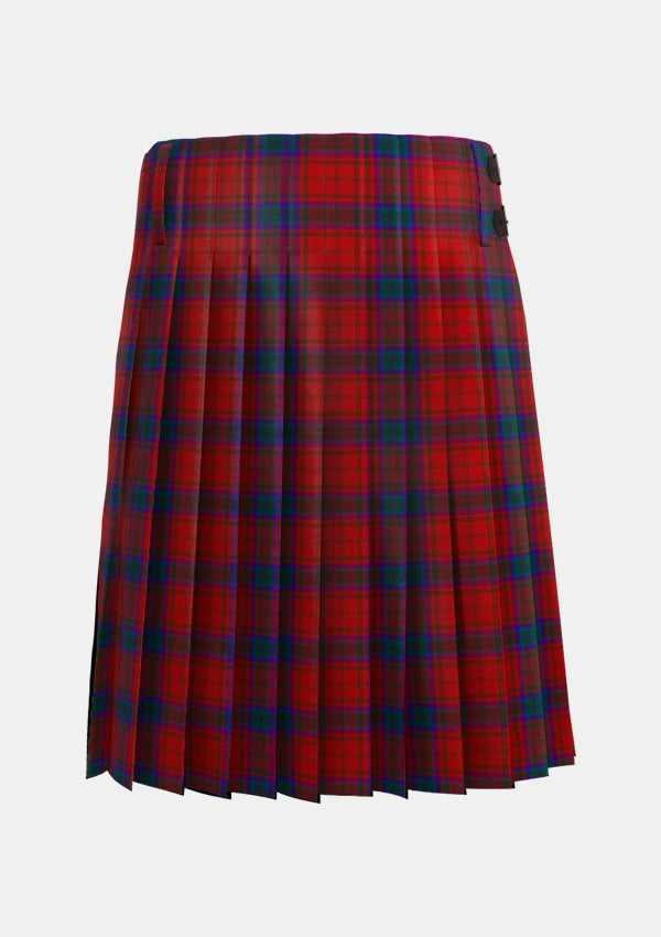 Traditional_MacDougall_1842_Tartan_132_kilt_back_image_with_pleated_design_and_adjustable_buckles_for_men