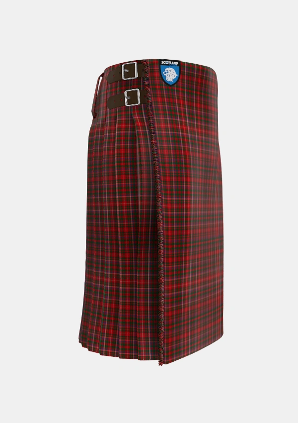 Traditional_MacDougall_1850_2_Tartan_1166_kilt_right_image_with_pleated_design_and_adjustable_buckles_for_men