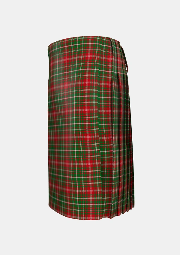 Traditional_MacDougall_2005_Tartan_6634_kilt_left_image_with_pleated_design_and_adjustable_buckles_for_men