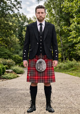 Traditional_MacDougall_Modern_Tartan_Kilt_and_Argyle_Jacket_Kilt_Outfit_front_image