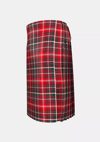 Traditional_MacDougall_Modern_Tartan_kilt_left_image_with_pleated_design_and_adjustable_buckles_for_men