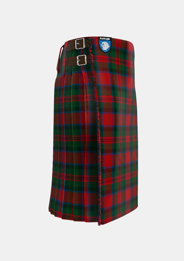 Traditional_MacDuff_tartan_1333_kilt_right_image_with_pleated_design_and_adjustable_buckles_for_men