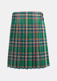 Traditional_MacFarlane_Hunting_Ancient_Tartan_kilt_back_image_with_pleated_design_and_adjustable_buckles_for_men