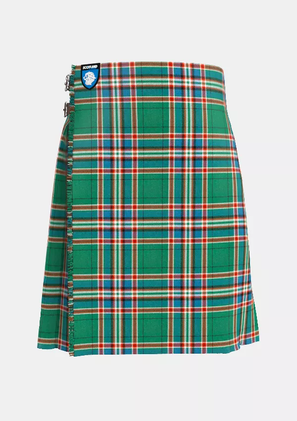 Traditional_MacFarlane_Hunting_Ancient_Tartan_kilt_front_image_with_pleated_design_and_adjustable_buckles_for_men