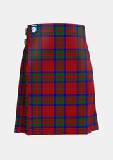 Traditional_MacGillivray_2_Tartan_446_kilt_front_image_with_pleated_design_and_adjustable_buckles_for_men