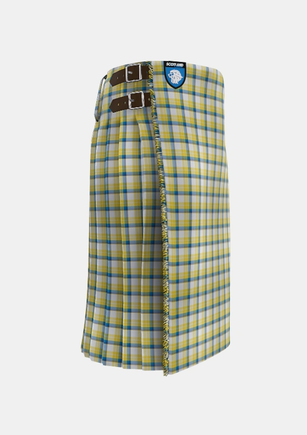 Traditional_MacGrath_Personal_Tartan_3375_kilt_right_image_with_pleated_design_and_adjustable_buckles_for_men