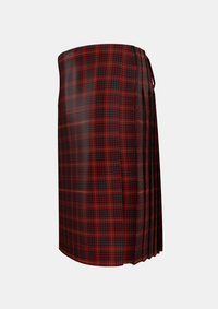 Traditional_MacIan_Tartan_3390_kilt_left_image_with_pleated_design_and_adjustable_buckles_for_men