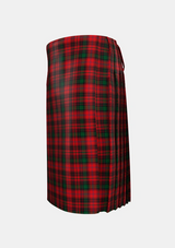 Traditional_MacInroy_2_Tartan_2005_kilt_left_image_with_pleated_design_and_adjustable_buckles_for_men