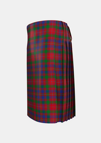 Traditional_MacIntyre_of_Gatehouse_Tartan_402_kilt_left_image_with_pleated_design_and_adjustable_buckles_for_men