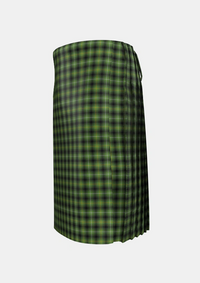 Traditional_MacIver_Hunting_Tartan_2697_kilt_left_image_with_pleated_design_and_adjustable_buckles_for_men