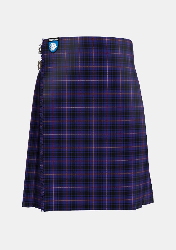 Traditional_MacIver_of_Strome_Personal_Tartan_5810_kilt_front_image_with_pleated_design_and_adjustable_buckles_for_men