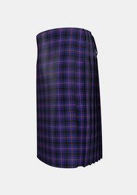 Traditional_MacIver_of_Strome_Personal_Tartan_5810_kilt_left_image_with_pleated_design_and_adjustable_buckles_for_men