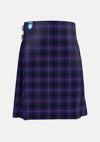 Traditional_MacIver_of_Strome_Tartan_kilt_5810_front_image_with_pleated_design_and_adjustable_buckles_for_men