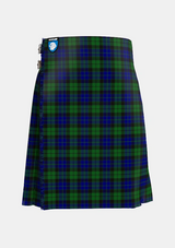 Traditional_MacKay_1_Tartan_703_kilt_front_image_with_pleated_design_and_adjustable_buckles_for_men