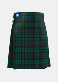 Traditional_MacKay_Modern_Tartan_kilt_front_image_with_pleated_design_and_adjustable_buckles_for_men