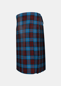 Traditional_MacKean_Tartan_kilt_1442_left_image_with_pleated_design_and_adjustable_buckles_for_men