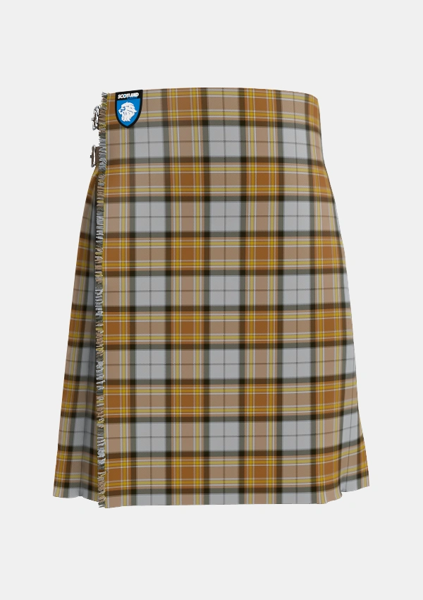 Traditional_MacKellar_Dress_Reproduction_colours_Tartan_1311_kilt_front_image_with_pleated_design_and_adjustable_buckles_for_men