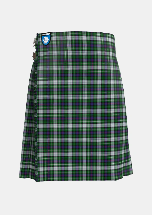 Traditional_MacKenzie_Dress_1_Tartan_1362_kilt_front_image_with_pleated_design_and_adjustable_buckles_for_men