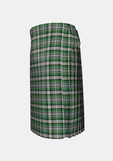 Traditional_MacKenzie_MacGregor_Hastie_Tartan_1687_kilt_left_image_with_pleated_design_and_adjustable_buckles_for_men