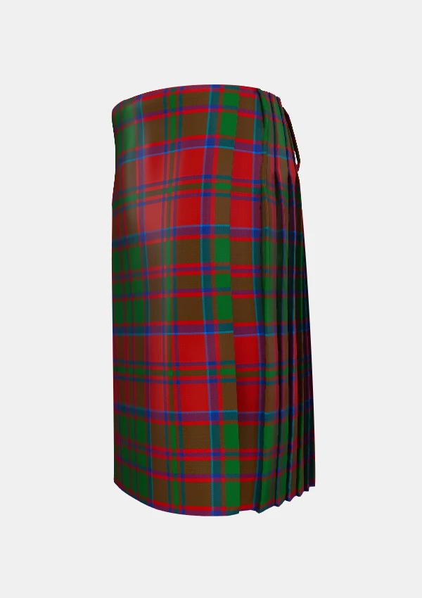 Traditional_MacKillop_Tartan_kilt_512_left_image_with_pleated_design_and_adjustable_buckles_for_men