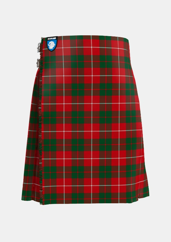 Traditional_MacKinnon_1930_Tartan_1527_kilt_front_image_with_pleated_design_and_adjustable_buckles_for_men