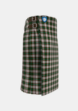Traditional_MacKinnon_Dress_Tartan_921_kilt_right_image_with_pleated_design_and_adjustable_buckles_for_men